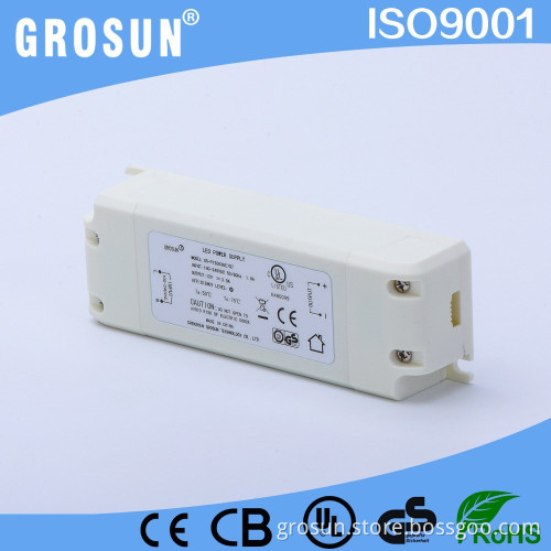 36 Watt White Plastic Case 12V 3A LED Drive Power for LED Lighting with UL CE